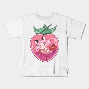 Cat Cat Ichigo Kids T-Shirt